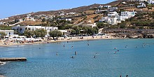 Agathopes beach in Syros island Agathopes beach in Syros island