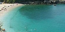 Sarakiniko beach in Parga Sarakiniko beach in Parga