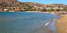 Galissas beach in Syros island Galissas beach in Syros island