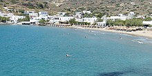 Kini beach in Syros island Kini beach in Syros island