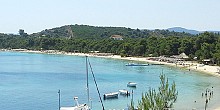 Koukounaries beach in Skiathos island Koukounaries beach in Skiathos island