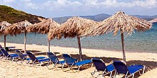Mandraki beach - Elia beach in Skiathos island Mandraki beach - Elia beach in Skiathos island