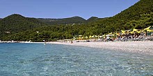 Milia beach in Skopelos island Milia beach in Skopelos island