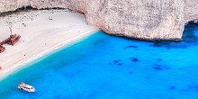 Navagio beach in Zakynthos Navagio beach in Zakynthos