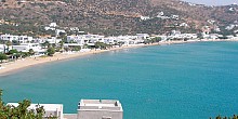 Platis Gialos beach in Sifnos island