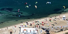 Punda beach in Paros .. for the fanatics Punda beach in Paros .. for the fanatics