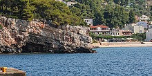 Rousoum Gialos beach in Alonissos island Rousoum Gialos beach in Alonissos island