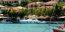 Vassiliki in Lefkada island .. organized with crystal clear waters Vassiliki in Lefkada island .. organized with crystal clear waters